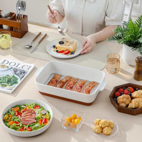 MALACASA Tara stackable design saves cabinet space