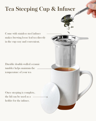 MALACASA mug is microwave and dishwasher safe for easy cleanup.