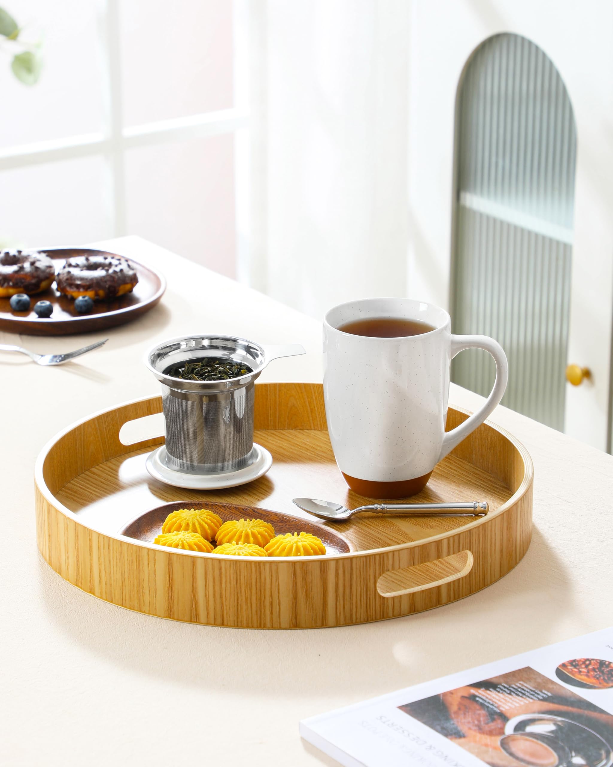 MALACASA mug with multi-use design suitable for tea and coffee.
