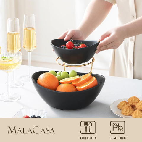 MALACASA upper dip bowl 20oz ideal for sauces and dressings at gatherings