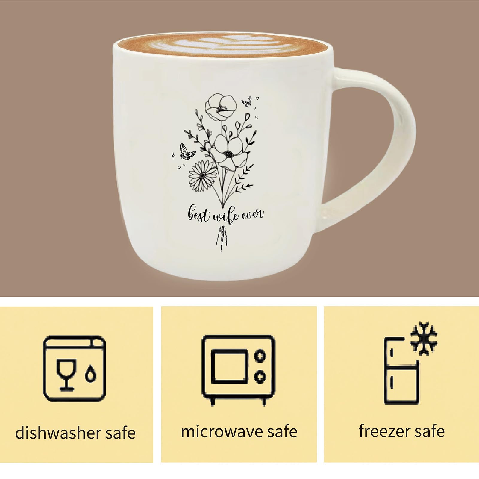 MALLAbyLAMMA Gift-packaged wifey gifts set includes mug and keychain.