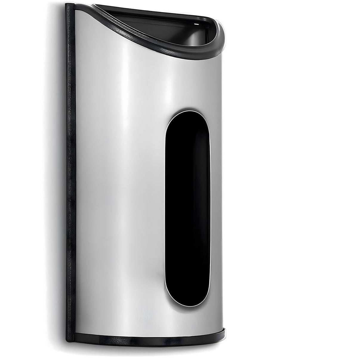 Malmo plastic bag holder top opening for easy bag access in the kitchen