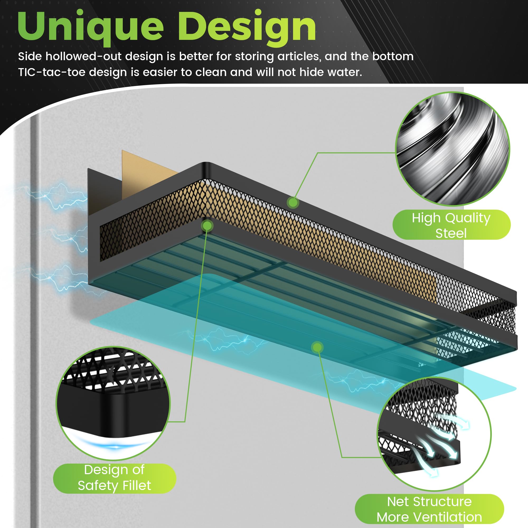 Maluoliao no-tools installation, attach to any iron surface in seconds
