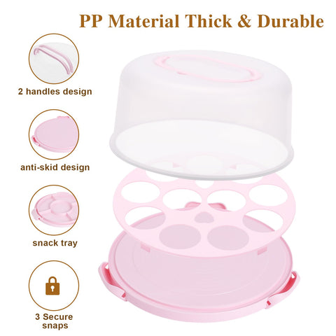 Mamajardin clear cover showcases decorated treats while protecting them