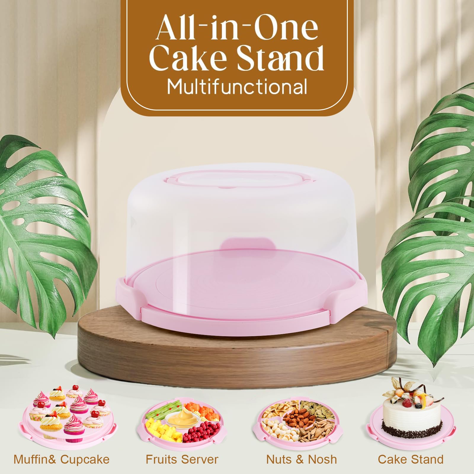 Mamajardin cake container lid-clip showing secure closure for airtight transport
