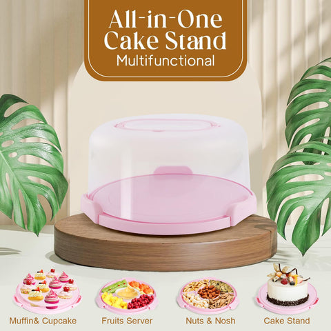 Mamajardin cake container lid-clip showing secure closure for airtight transport