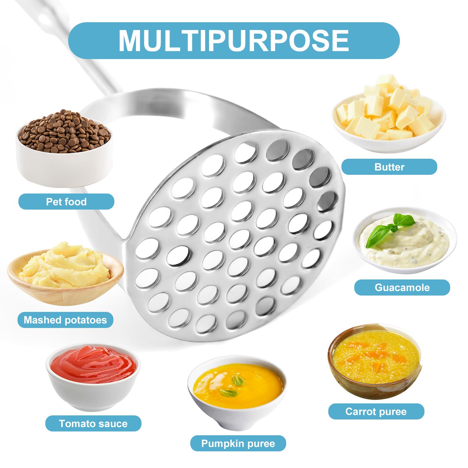 Mamajardin dishwasher-safe masher for quick cleanup.