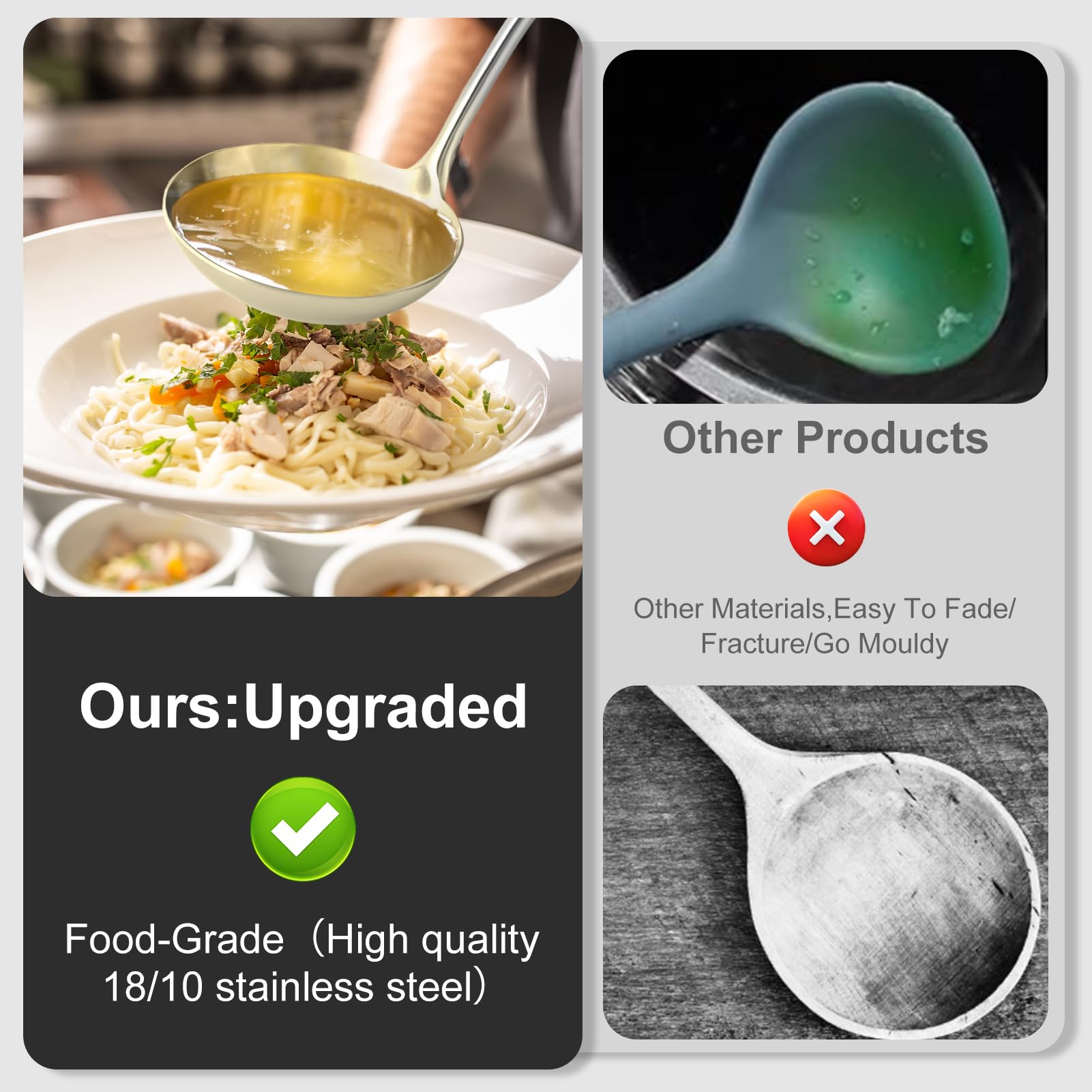 Mamajardin durable kitchen utensil set for versatile cooking tasks.