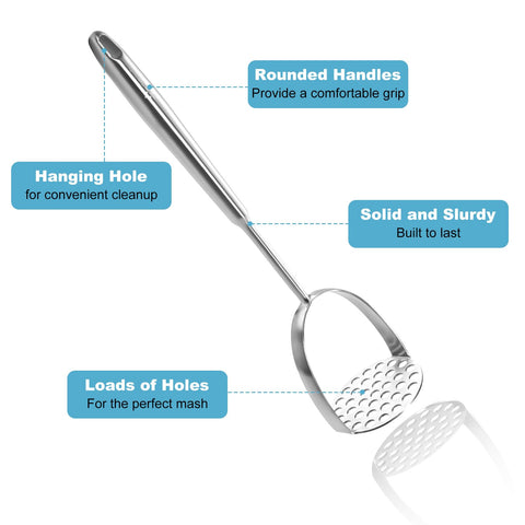 Mamajardin one-piece stainless steel design for durability.