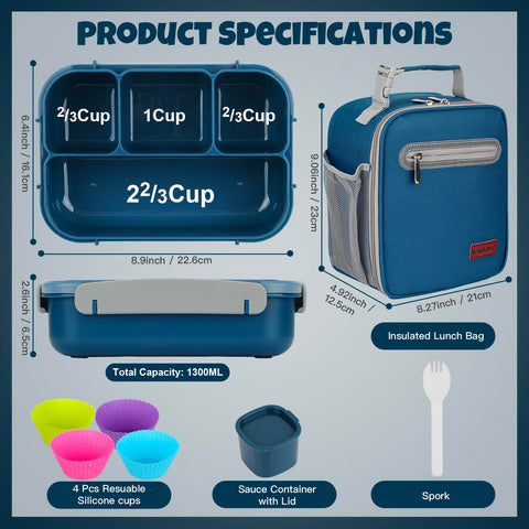 MaMix leak-proof dip box prevents sauces from leaking during transport.