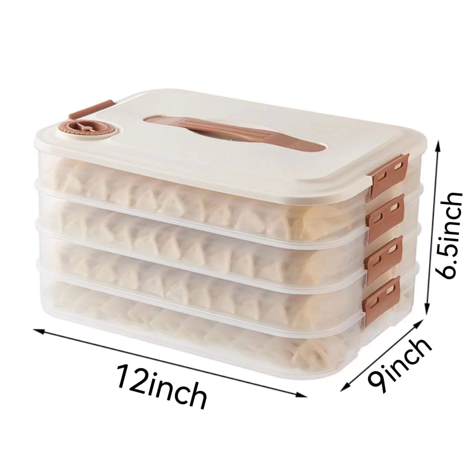 MANHONGYU bottom anti-stick design prevents sticking in the freezer.