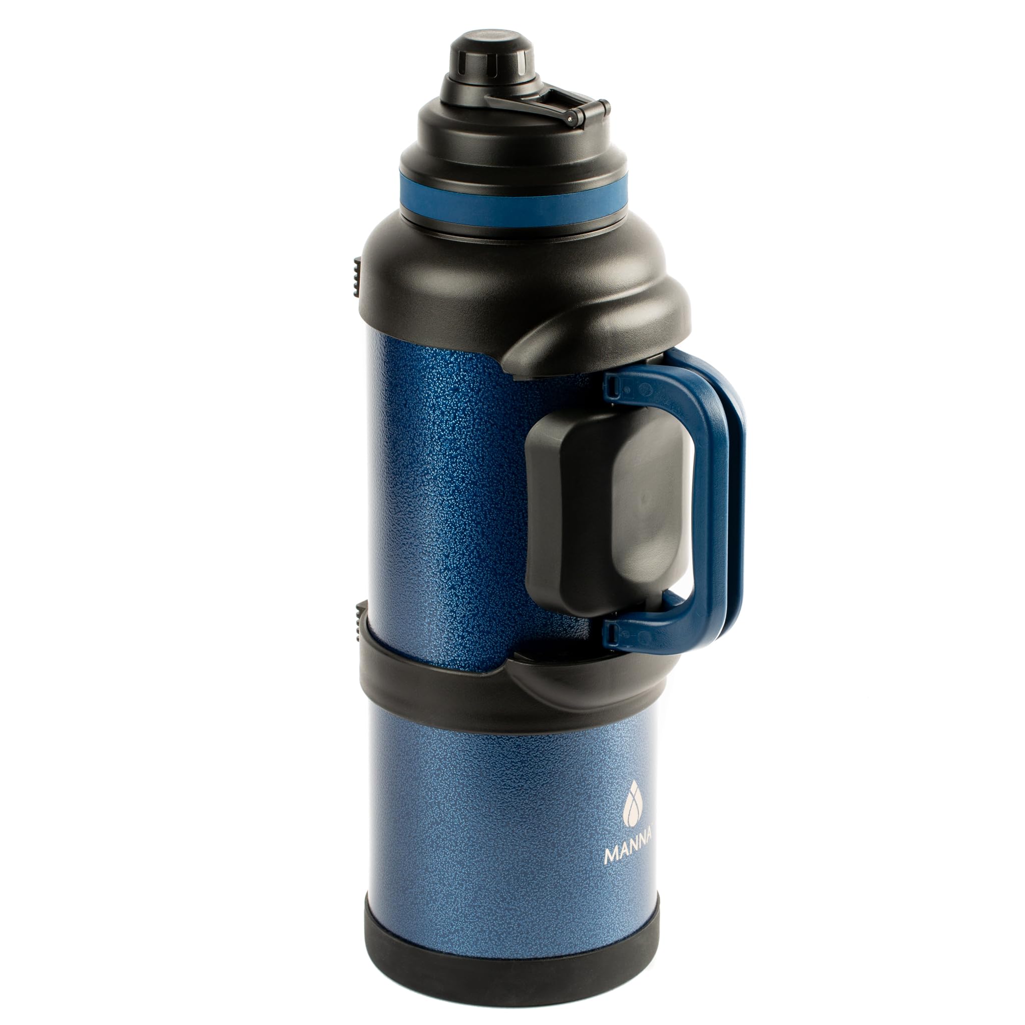 Manna Titan locking pour spout cap for leak-proof pouring.