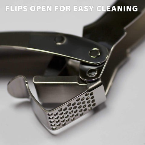 MANNKITCHEN cup-less garlic press design for easy cleaning