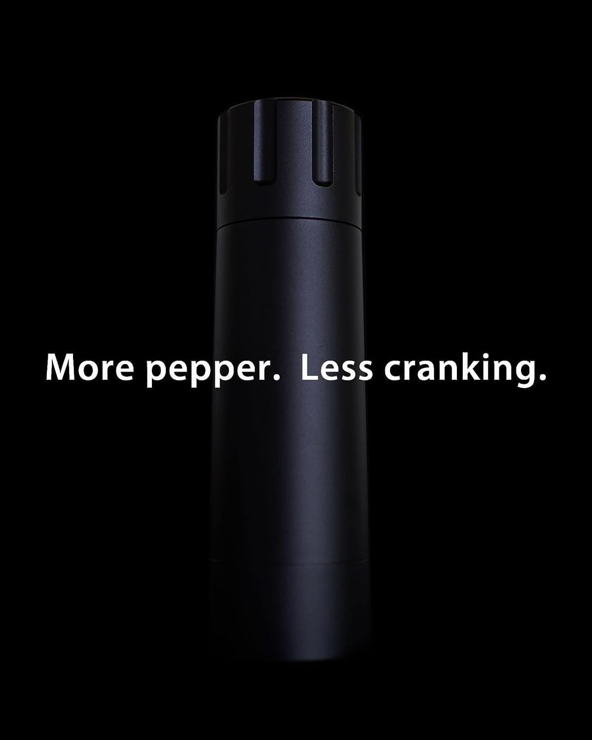 MANNKITCHEN Pepper Cannon burrs close-up highlights precision grinding system.