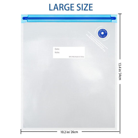 Mantianstar sous vide bags zipper seal for secure airtight storage and easy reuse.
