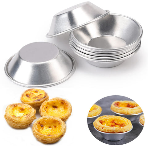 Manwetye egg tart mold pack ready for batch baking