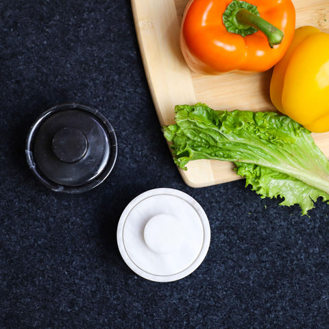 Marble Hives pure marble spice bowl with lid adds timeless kitchen decor.