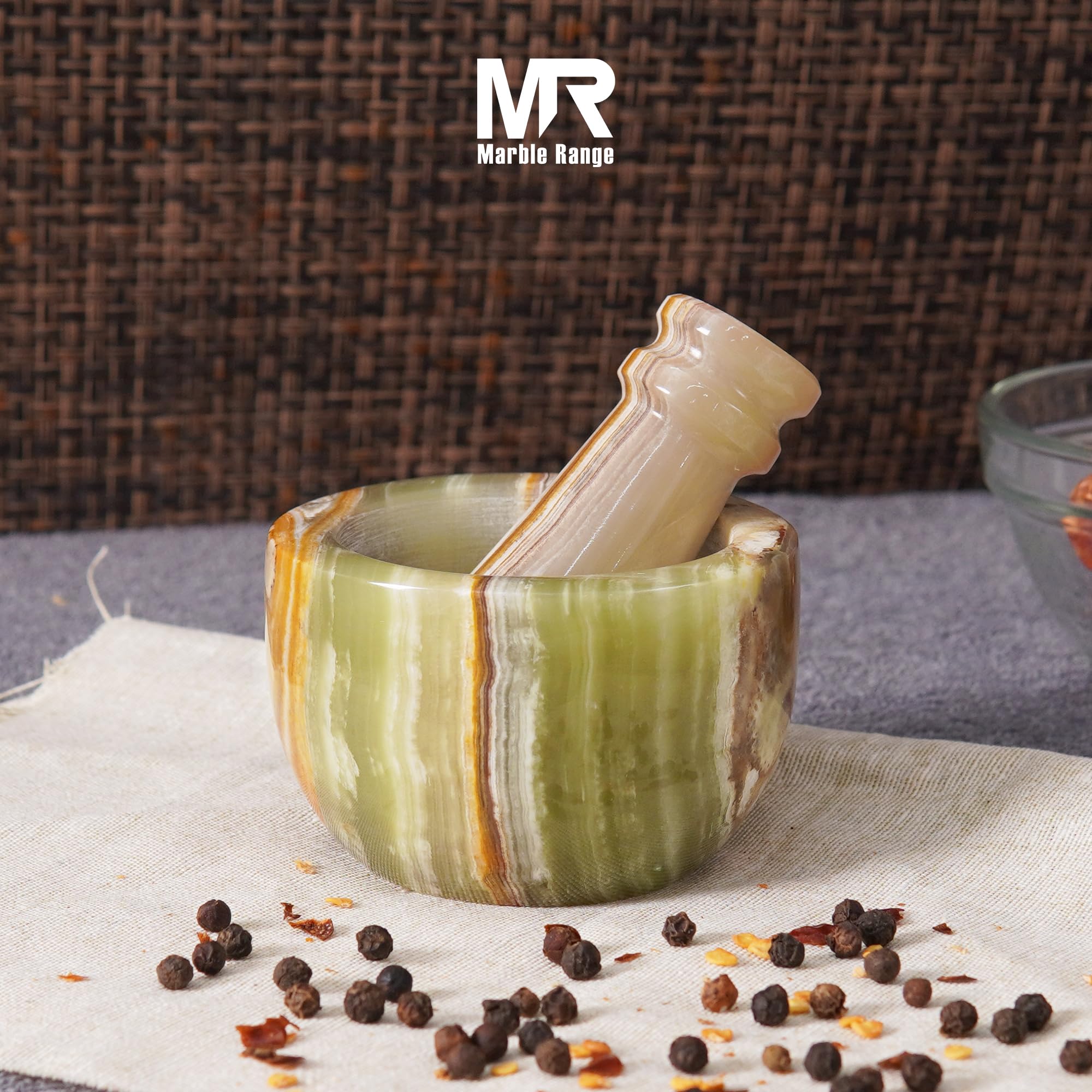 MARBLE RANGE handmade texture closeup shows natural veining and durable stone