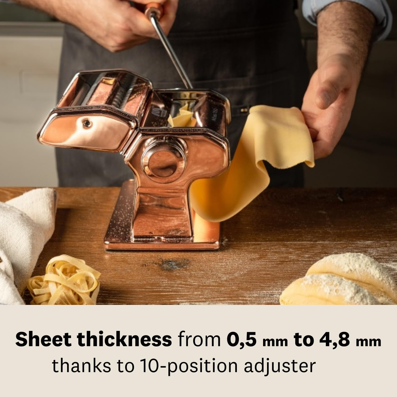MARCATO Atlas 150 tagliolini cut for fine strands