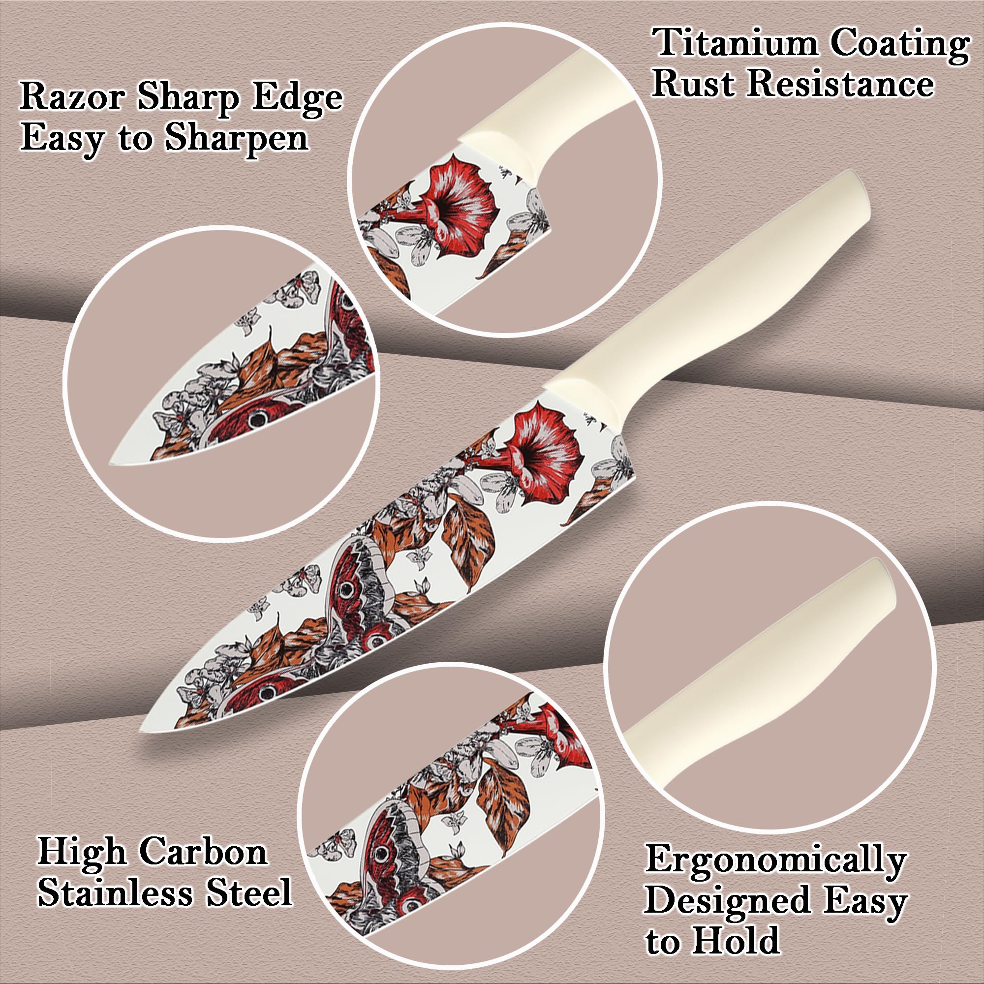 Marco Almond 8-inch chef knife delivers precise slicing
