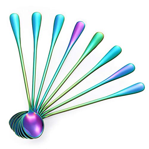 Marco Almond stainless steel ice tea spoon with a polished finish for daily use.