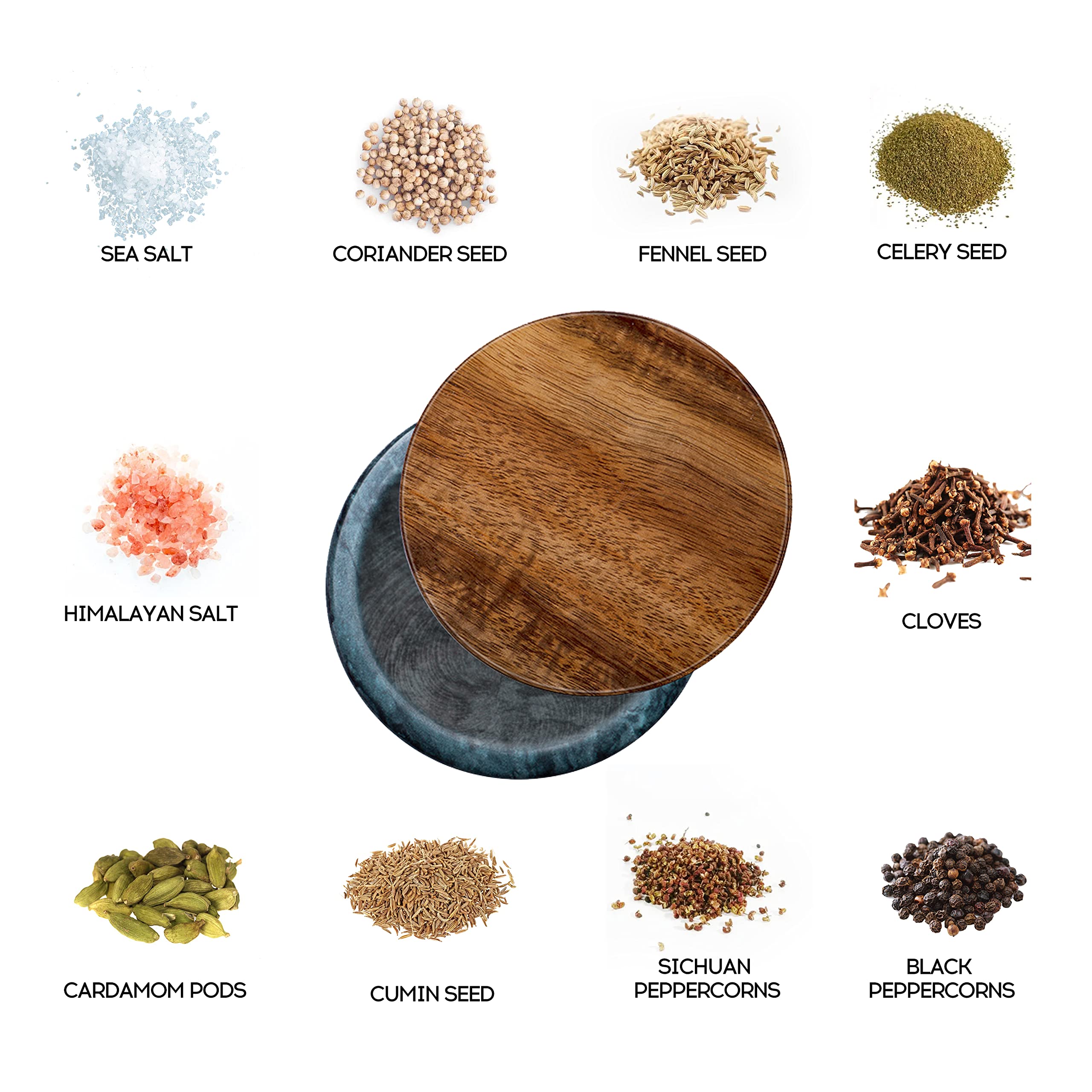 MarcZero sturdy wooden lid protects contents while remaining stylish.