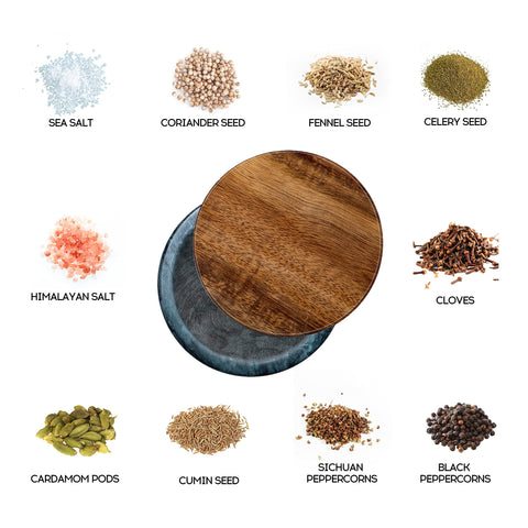 MarcZero sturdy wooden lid protects contents while remaining stylish.