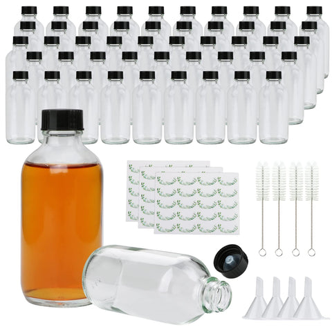 Maredash 4 oz glass bottle with lid for secure storage and travel.