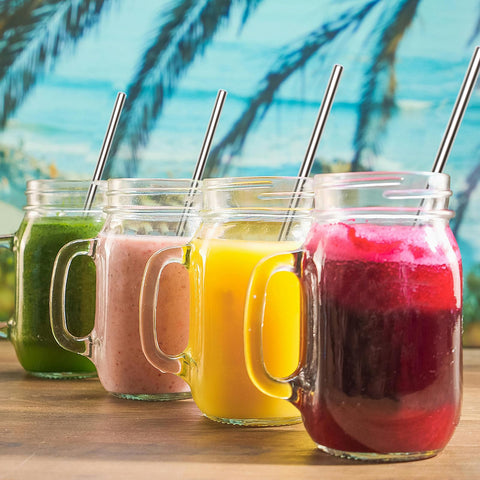 Maredash stainless steel straws 4-pack for reusable beverages