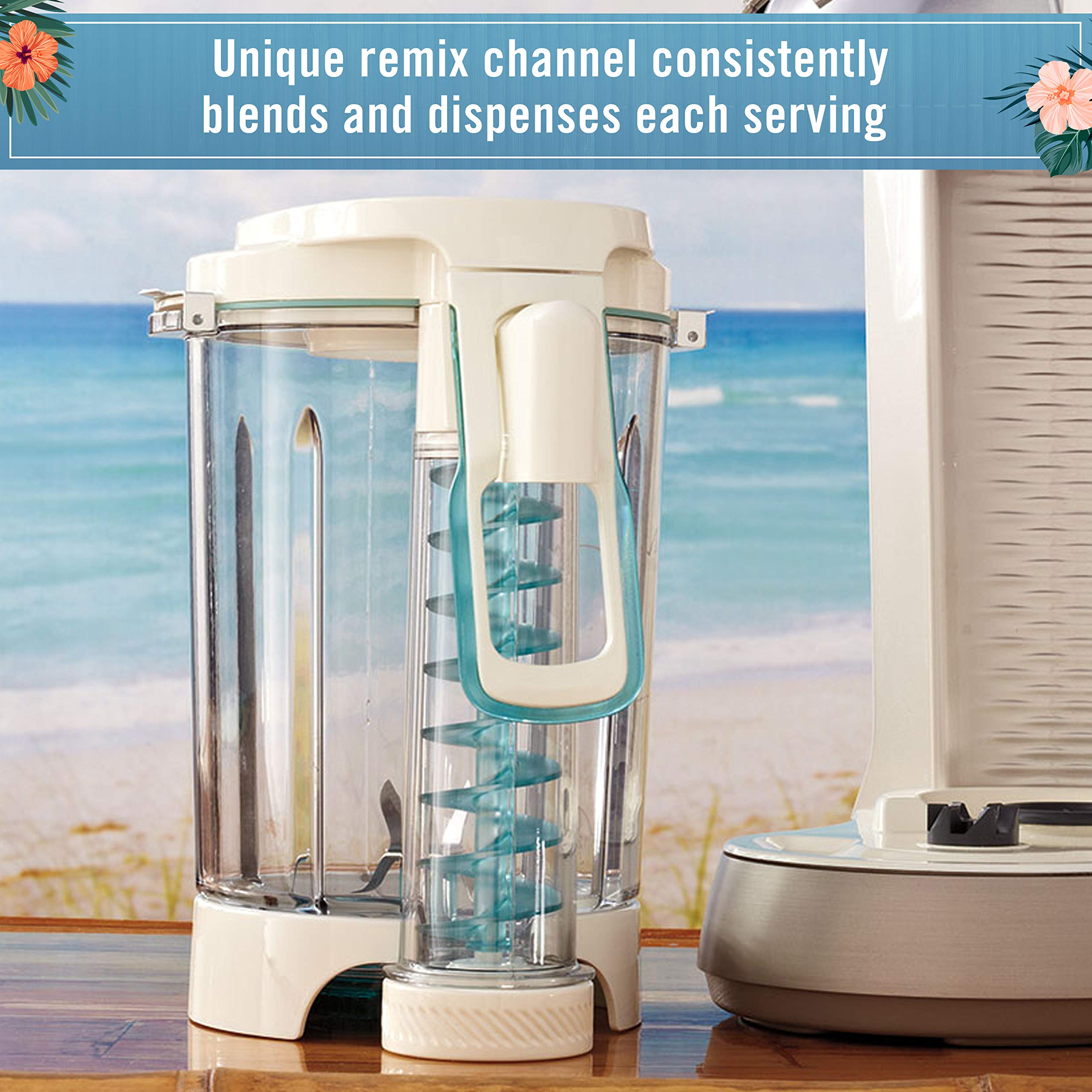 Margaritaville Bali half/full chamber option supports batch-size customization.