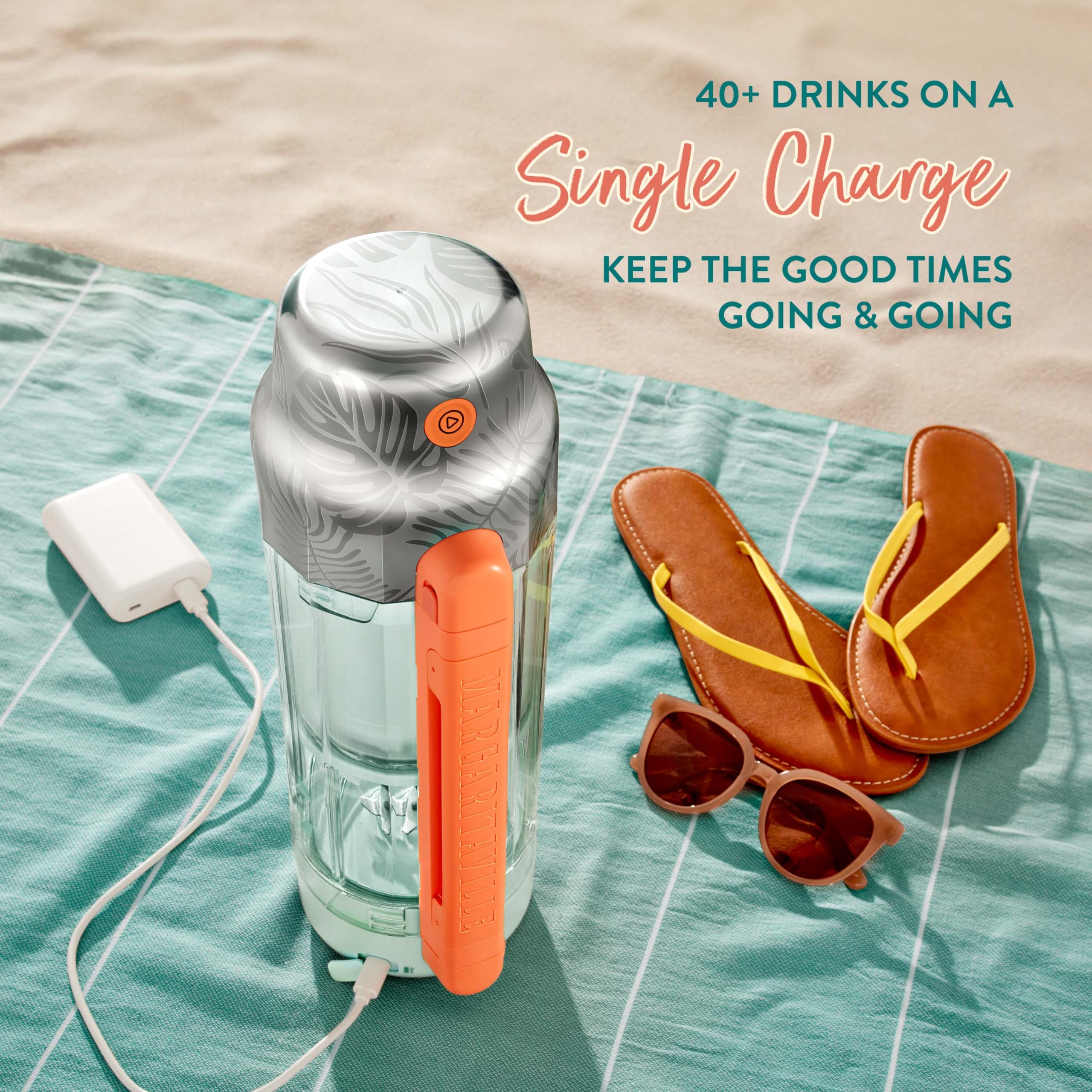 Margaritaville Maui on-the-go beach-friendly design supports poolside refreshment.