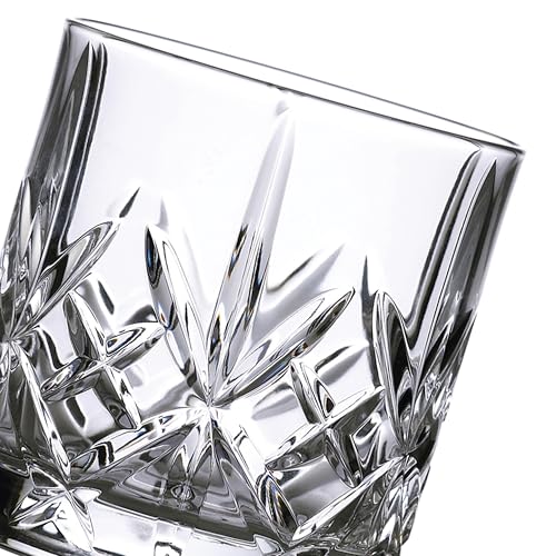 Marquis Maxwell tumbler clear glass showcases versatile use as water or malt glass.