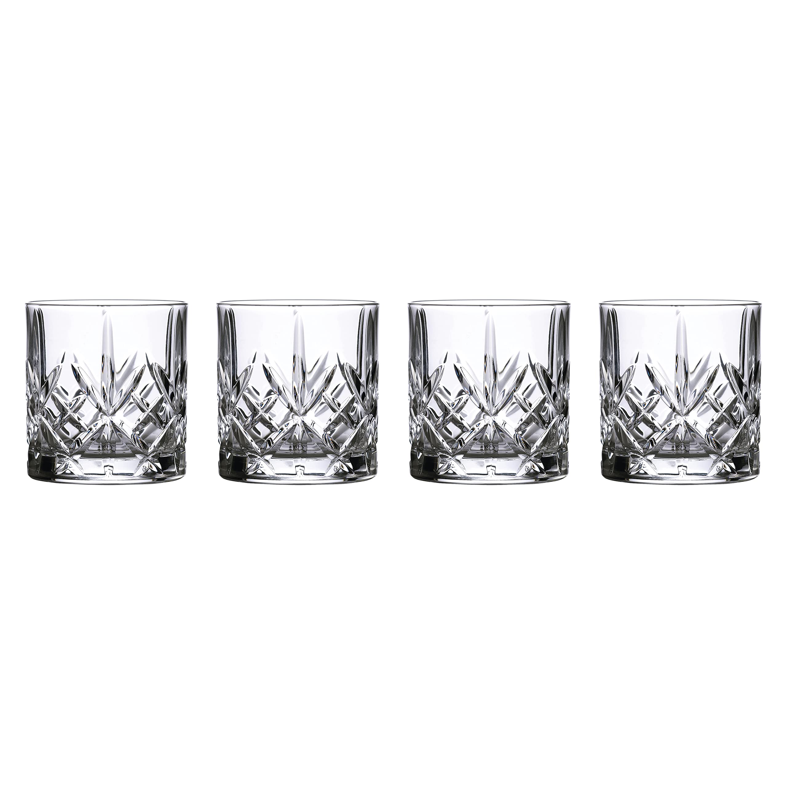 Marquis Maxwell tumbler close-up shows crystal cut pattern ideal for elegant entertaining.