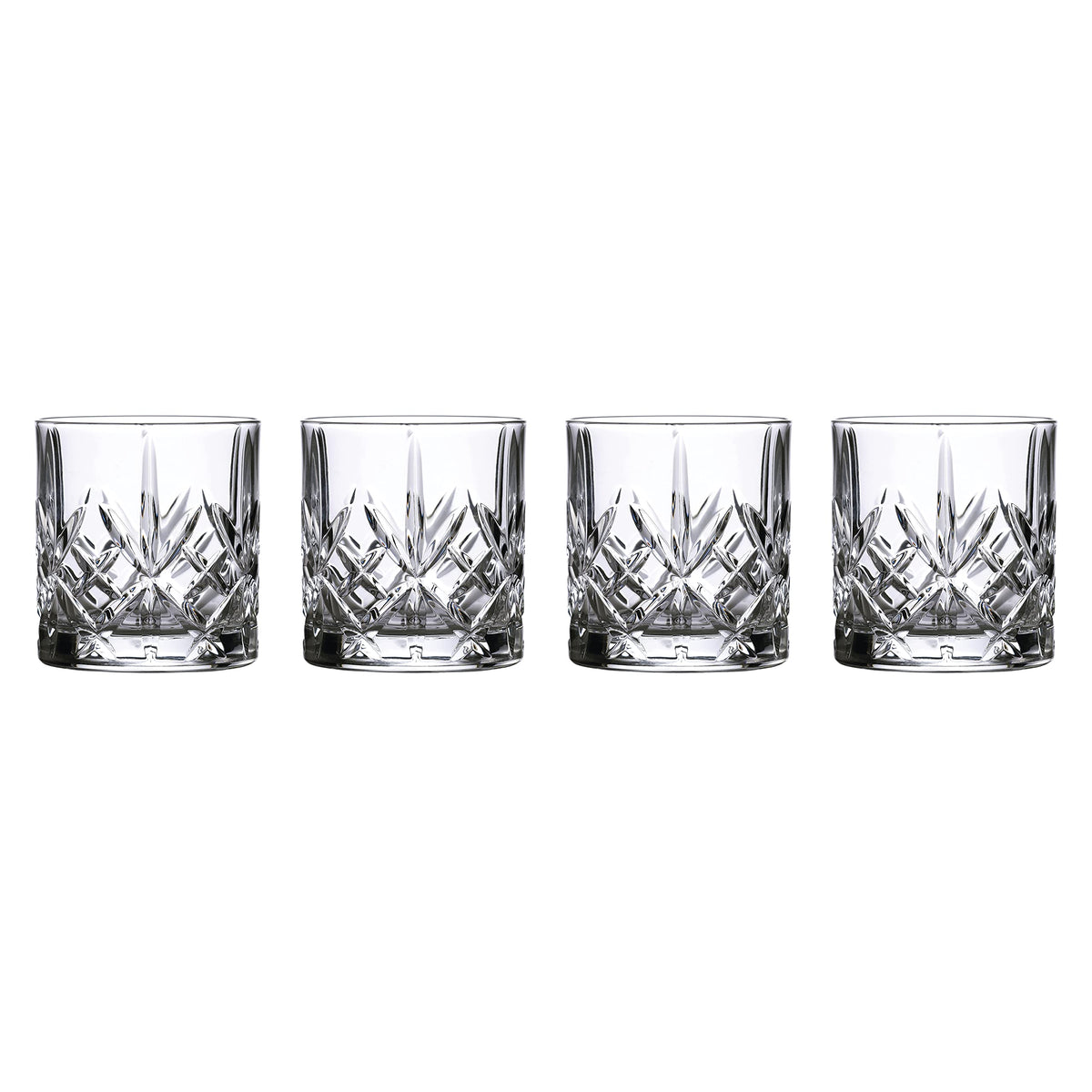Marquis Maxwell tumbler close-up shows crystal cut pattern ideal for elegant entertaining.