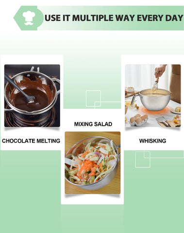 Marsheepy BPA-free food-grade stainless bowls for safe food prep