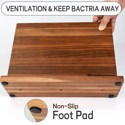 Marsheepy easy-install knife block ships with screws for quick setup.