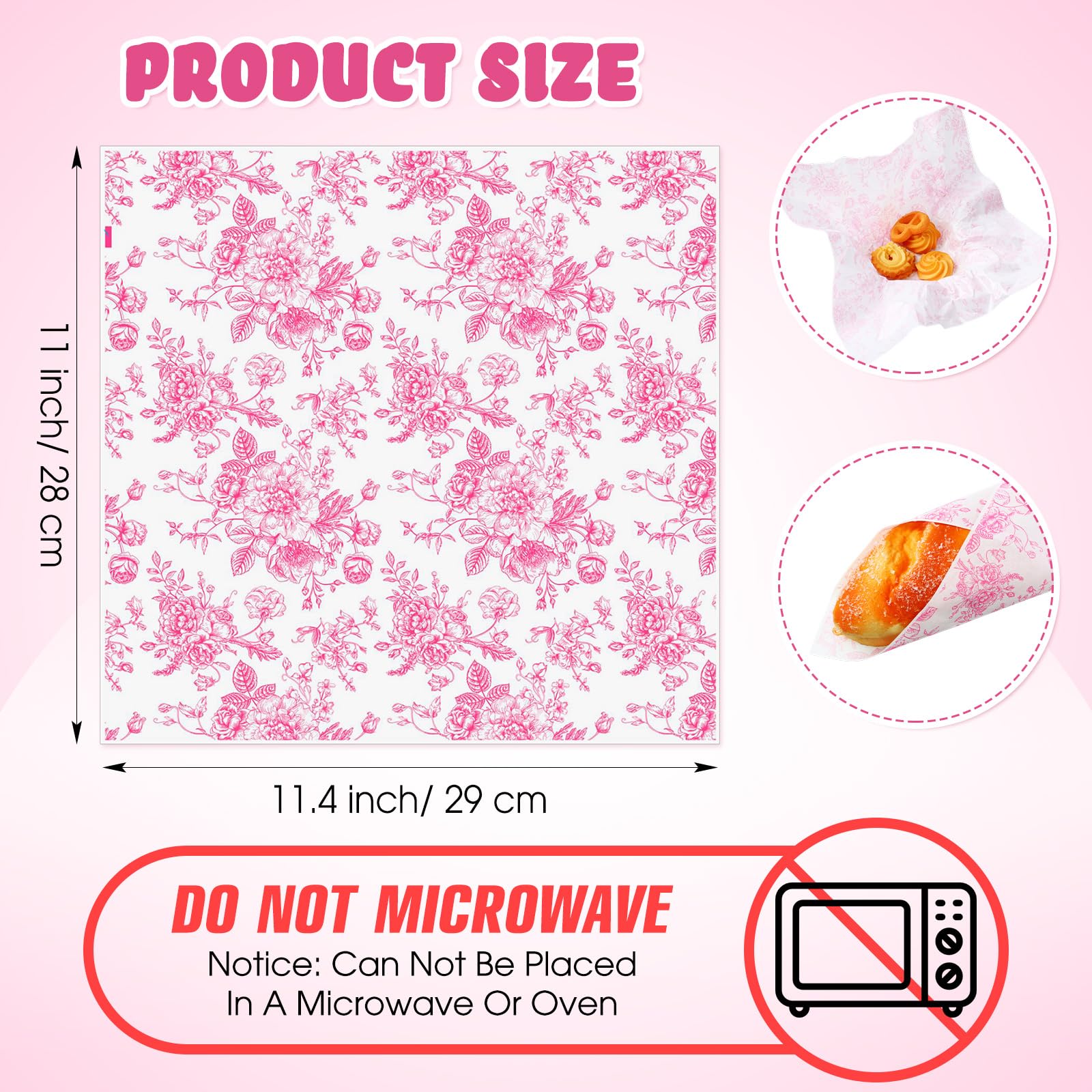 Marspark greaseproof paper keeps fries and burgers tidy on outings.