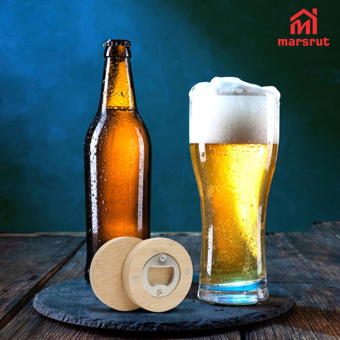Marsrut 2.6-inch magnetic sticker designed for compact, versatile bar decoration