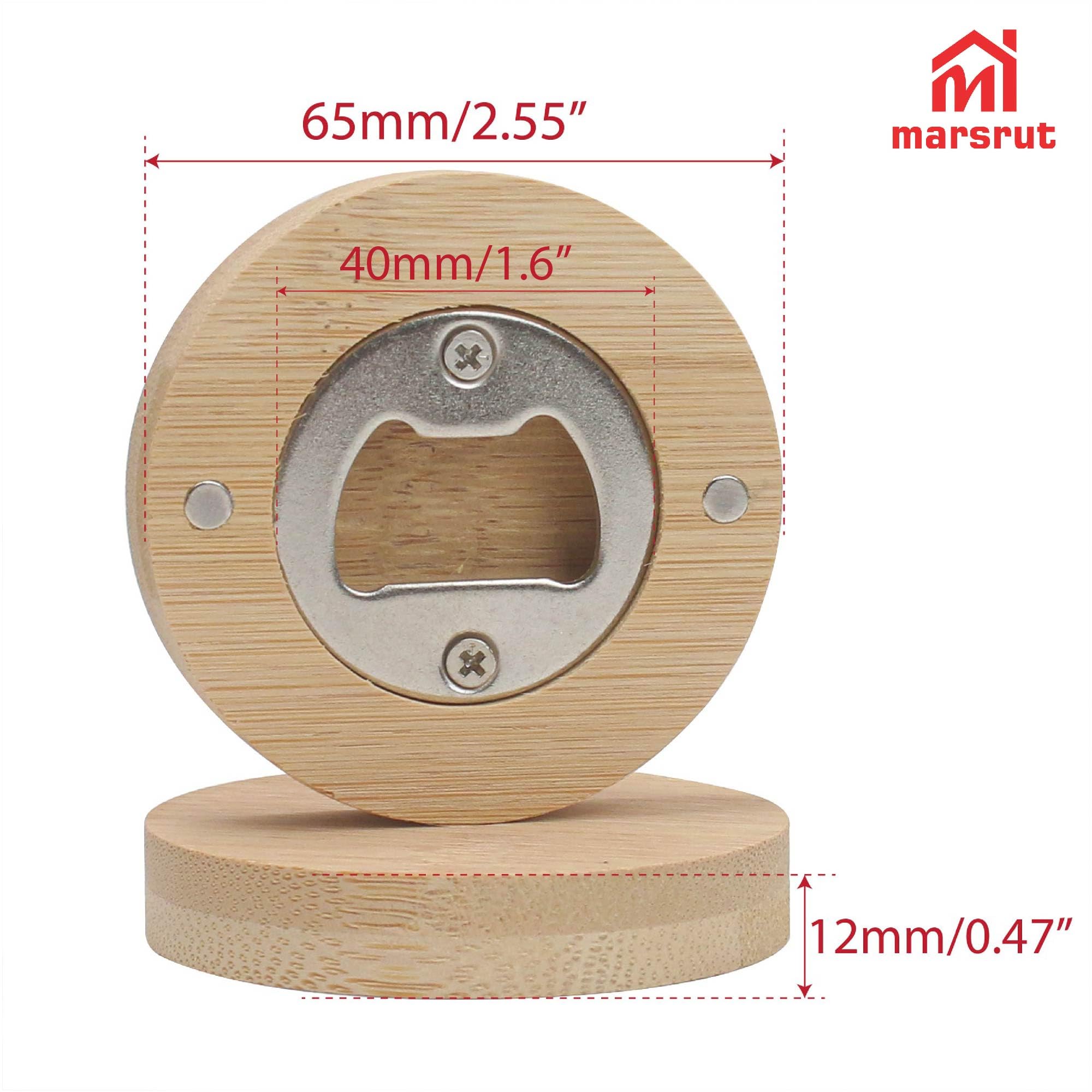 Marsrut wood bulk openers with smooth finish and ergonomic grip for easy use