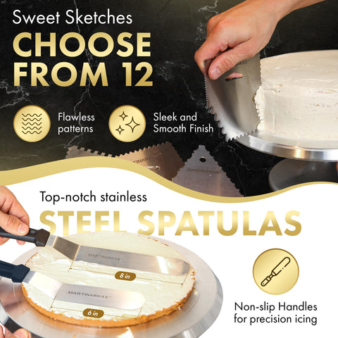 MARTINARKAS silicone cups provide nonstick baking surfaces and easy cleanup.