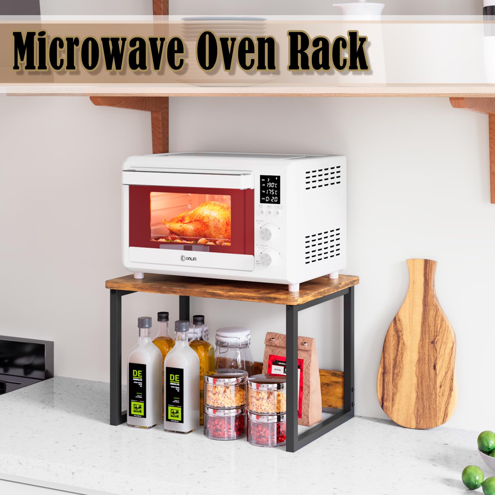 MARTY spice rack image highlights easy access to frequent seasonings.