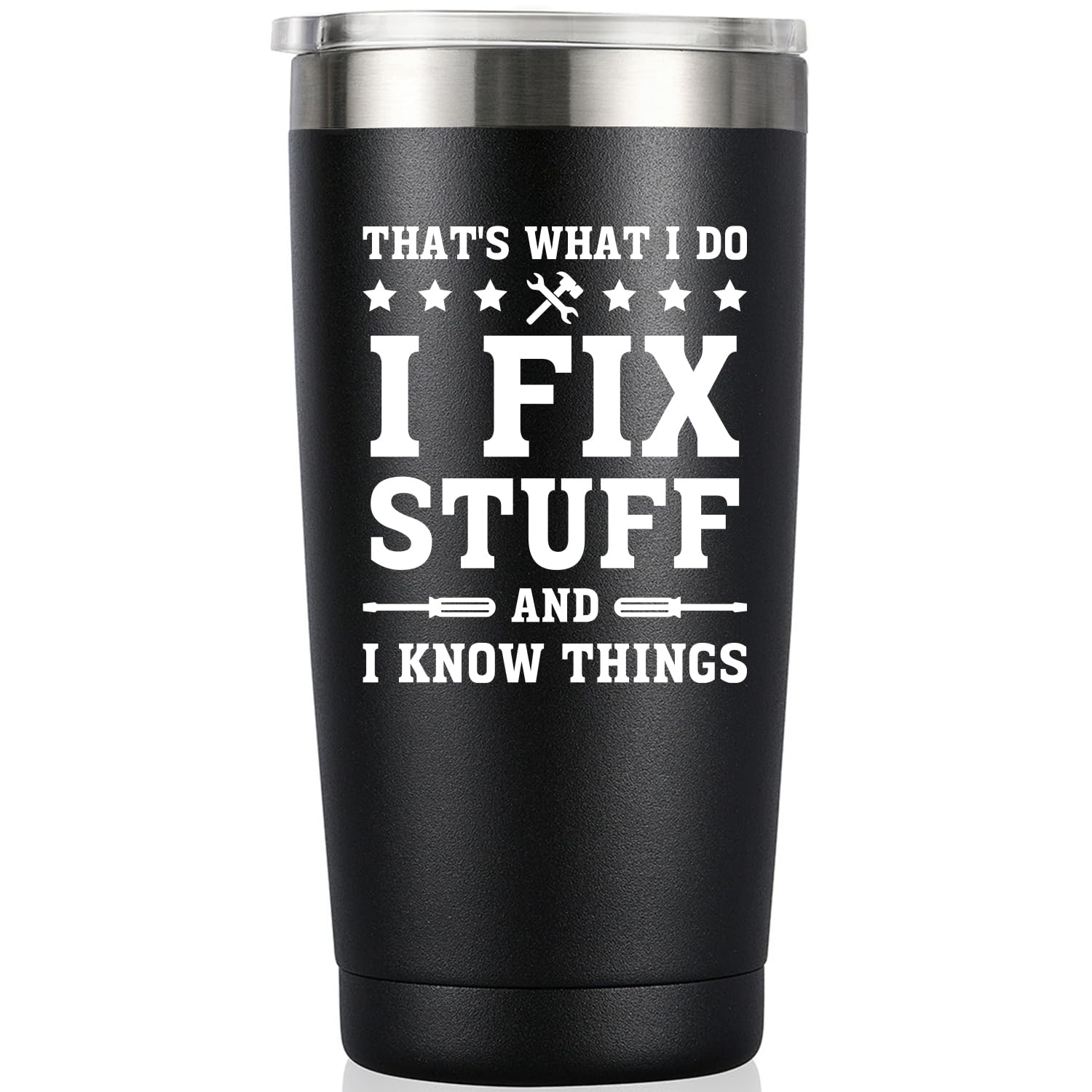 MASGALACC 20oz stainless tumbler with vacuum insulation for temp control