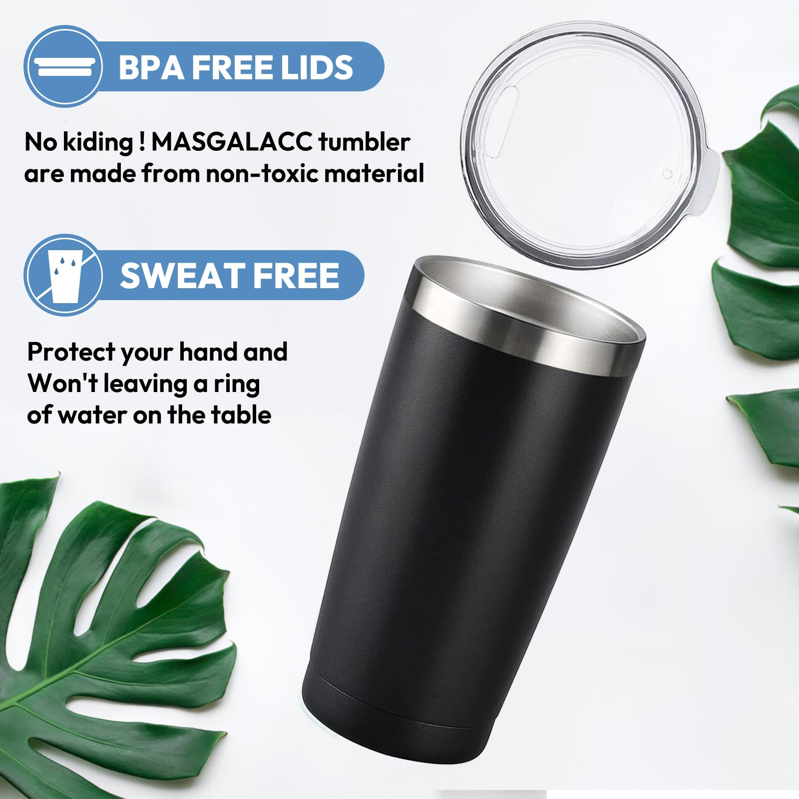 MASGALACC Father's Day tumbler, ideal gift for dad, husband, or grandpa