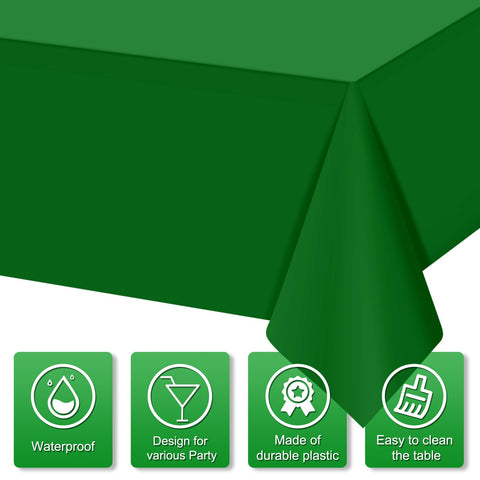 MASHAN disposable tablecloth is durable and waterproof for cleanup.