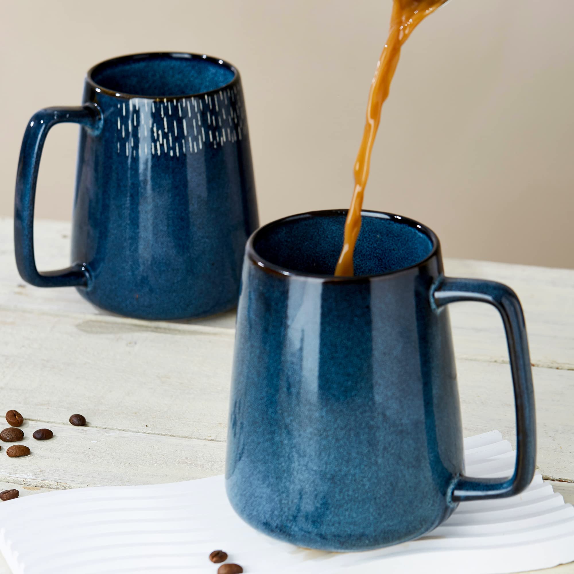 Masoline 24 oz mug packaging features protective white box, ideal for gifting.