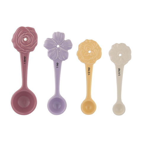 Mason Cash In The Meadow measuring spoons set with embossed florals for precise ingredient prep