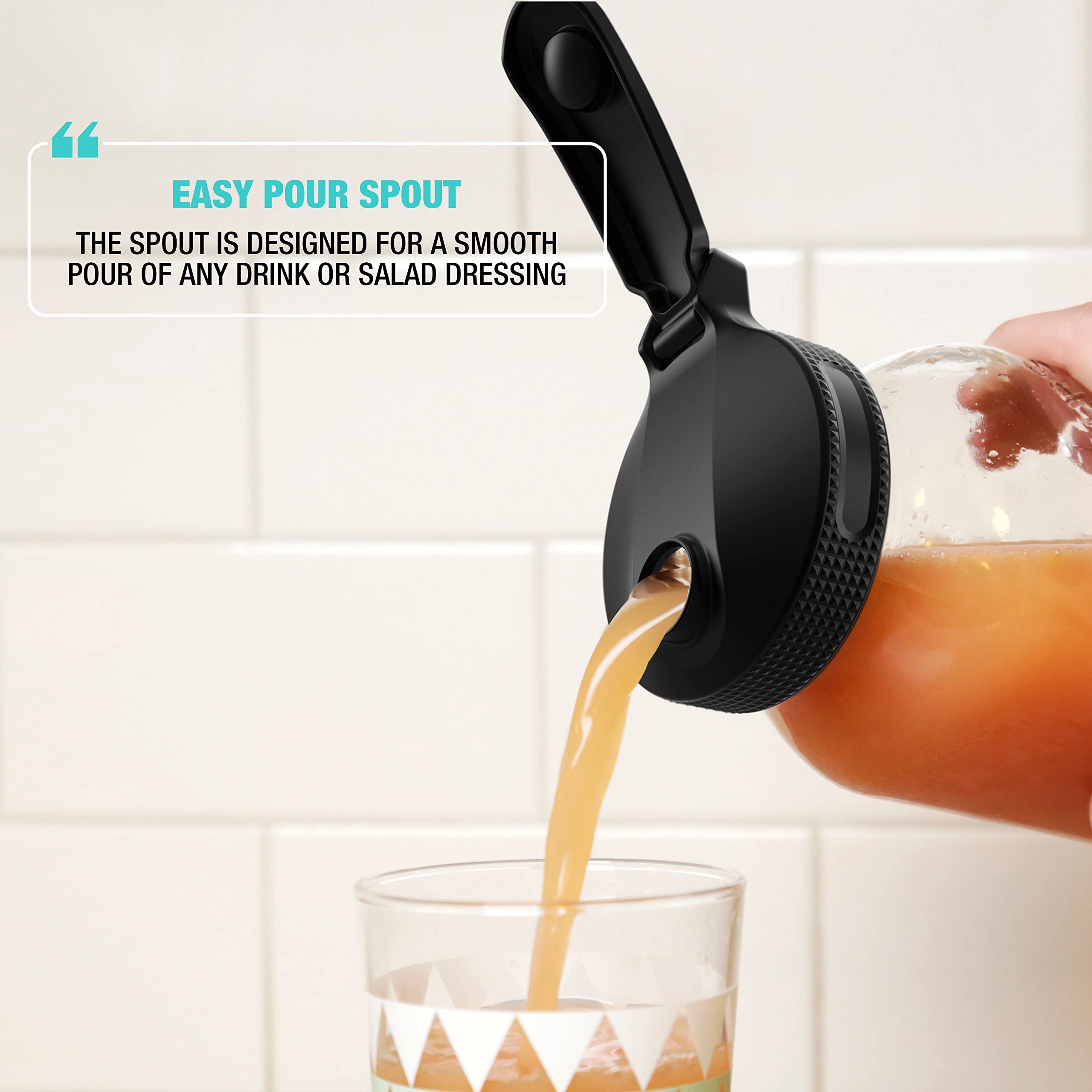 Masontops Multi Top dishwasher-safe BPA-free plastic lid for easy cleaning