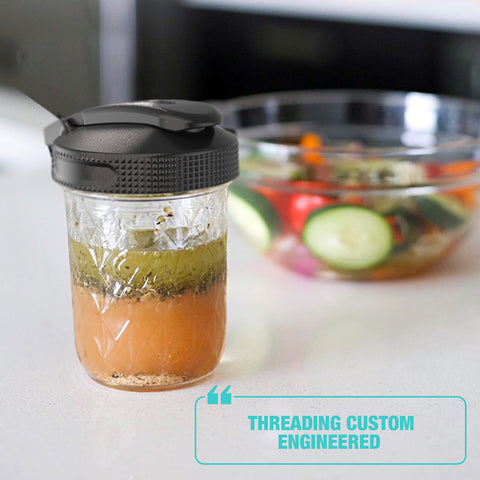 Masontops Multi Top flip cap lid stores leftovers securely