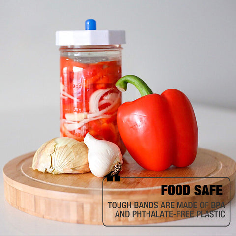 Masontops Tough Band compatible with all mason jar disc lids.