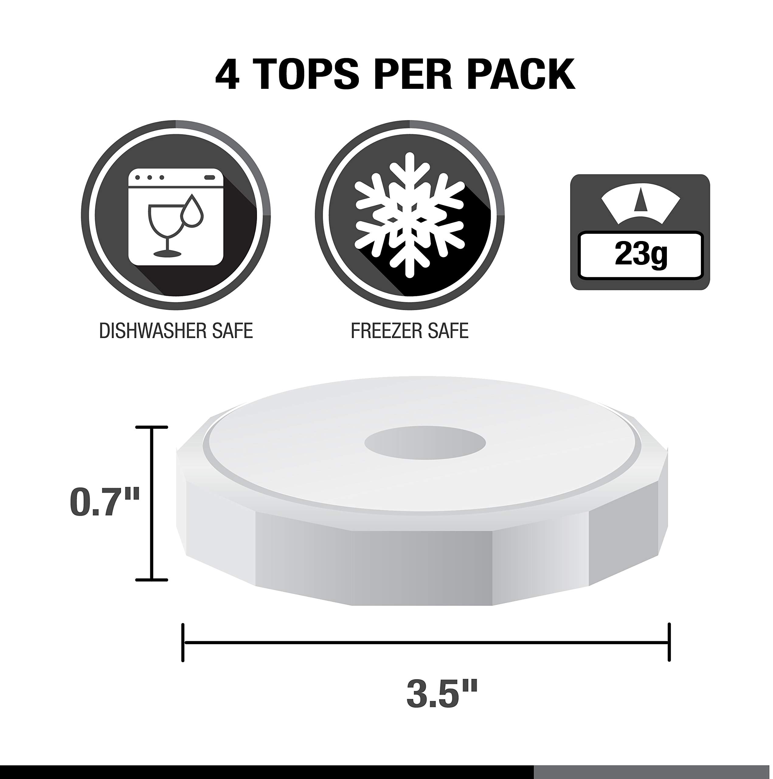 Masontops Tough Tops lid for multipurpose pantry storage